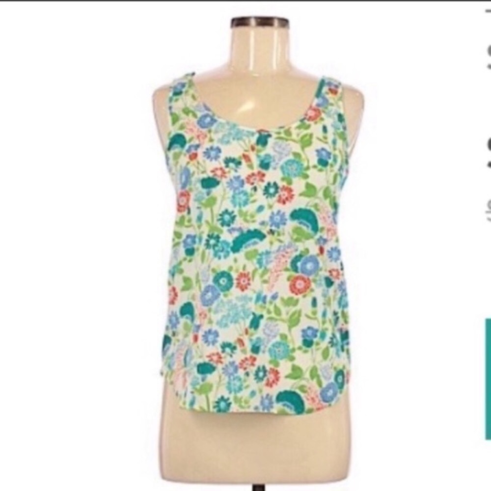 French Connection Floral Sleeveless Blouse